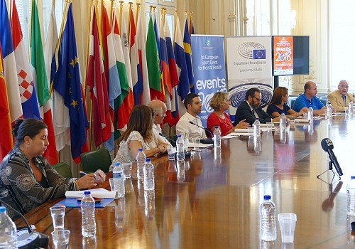 The Press Conference for the 1st European Sport & Physical Exercise Event for Mental Health